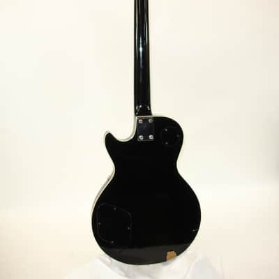 Vintage Memphis LP Copy Electric Guitar Black w/ EMG Pickups image 20