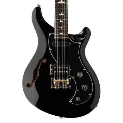 PRS S2 Vela Semi-Hollow Electric Guitar - Black image 1
