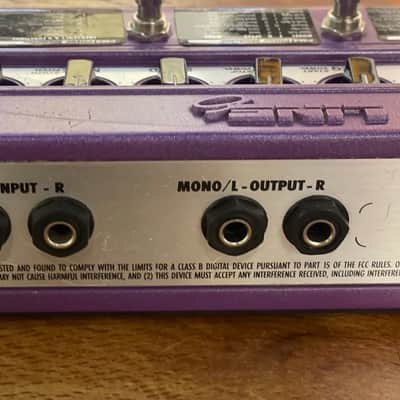 Line 6 FM4 Filter Modeller & Line 6 EX-1 Expression Pedal 2010s - Purple image 4