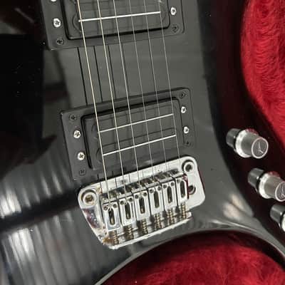 Peavey Mystic USA 1984 electric guitar black great shape image 3
