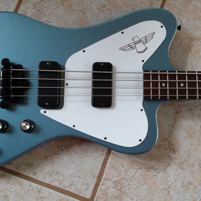 Gibson Non-Reverse Thunderbird 2013 Pelham Blue OSHC Tags & dustcloth image 3