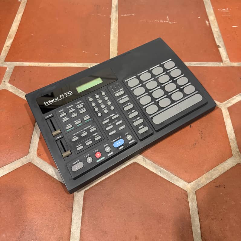 Roland R-70 Human Rhythm Composer 1990s - Black image 1