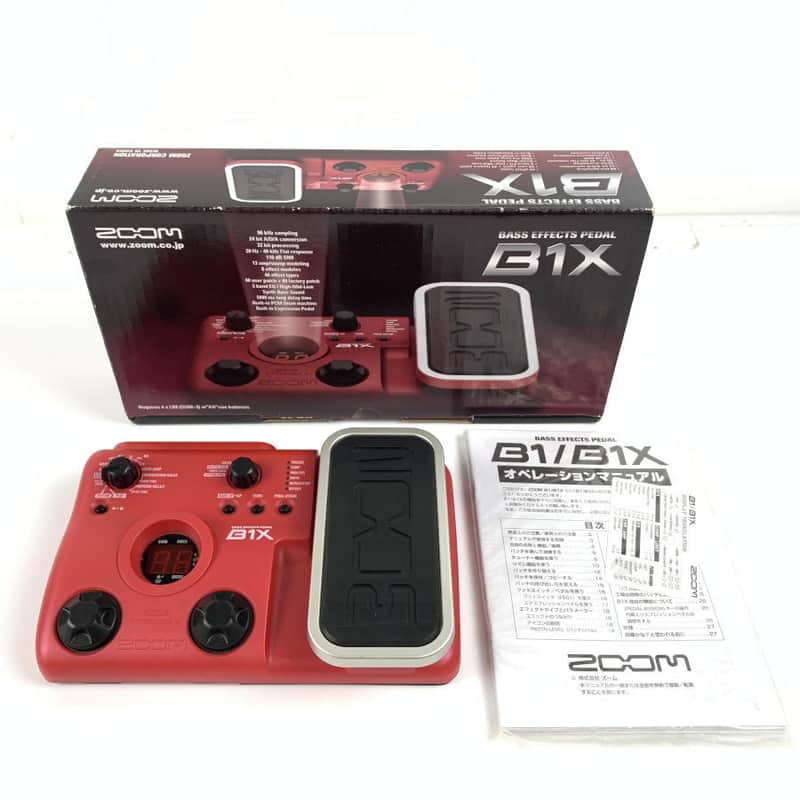 Zoom B1X Multi-Effects Red From Japan image 1