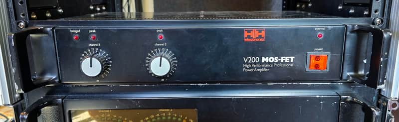 HH V200 Mosfet Stereo Power Amp 1980s Van Halen | Reverb