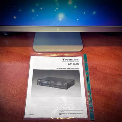 Technics SH-E85 🌈RaRe🌈 Vintage Stereo Graphic Digital Equalizer image 5