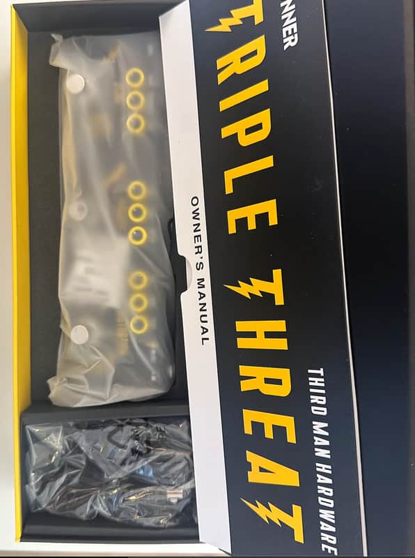 Donner X Third Man Hardware Multi-Effect Pedal Triple Threat For Electric Guitar image 1