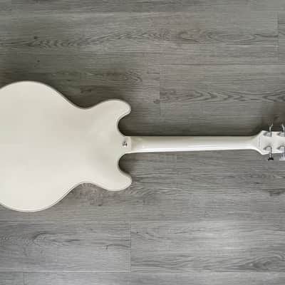 D'Angelico Premier DC Semi-Hollow Double Cutaway Electric Guitar 2019 - 2020 - Champagne with KILLER Taylor Gigbag image 10