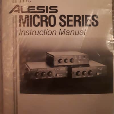 Instruction Manual for The Alesis Micro Series 90s image 10