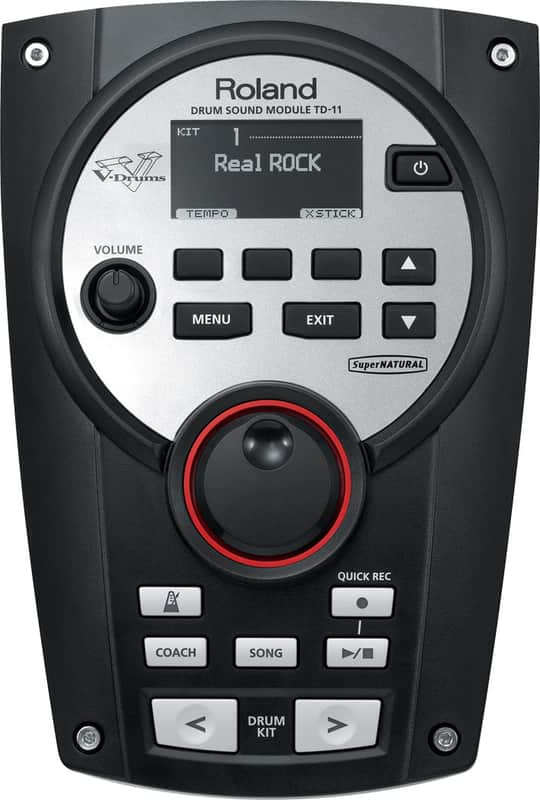 Roland TD-11 V-Drum Module w/Mount, Manual, Wiring Harness, & Power Supply - NOB image 1