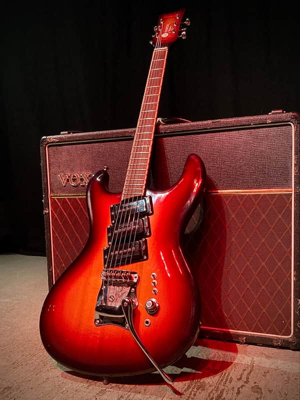 Mosrite VIII 1984 - Red burst/ Sunburst. image 1