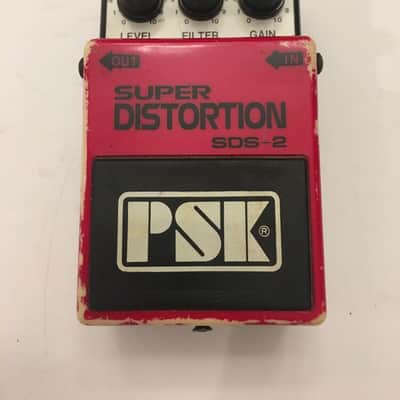 PSK SDS-2 Super Distortion Rare Vintage Guitar Effect Pedal | Reverb