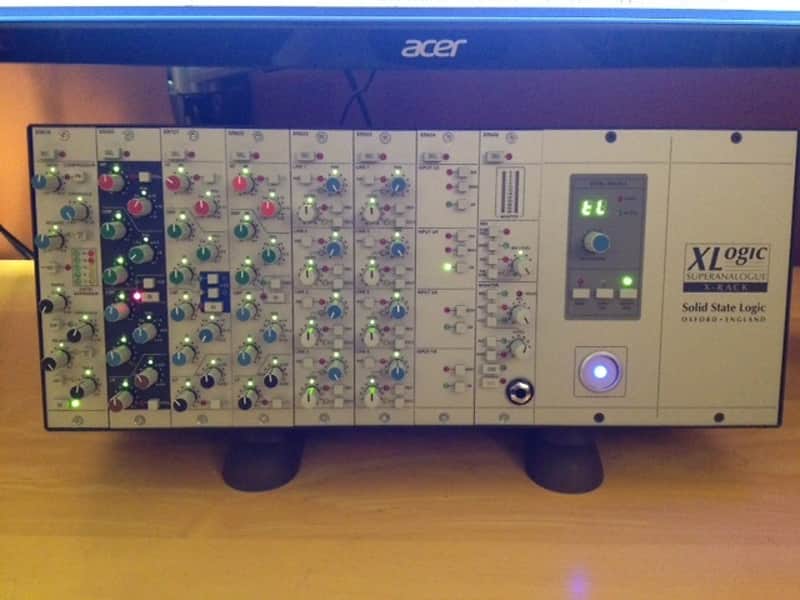 SSL X-rack 16 ch. Summing, Master Module, EQ + Dynamics + $1K in custom cabling image 1