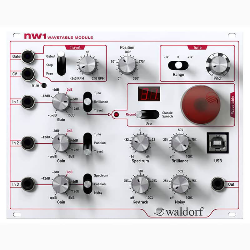 Waldorf NW1 Wavetable Oscillator Module image 1