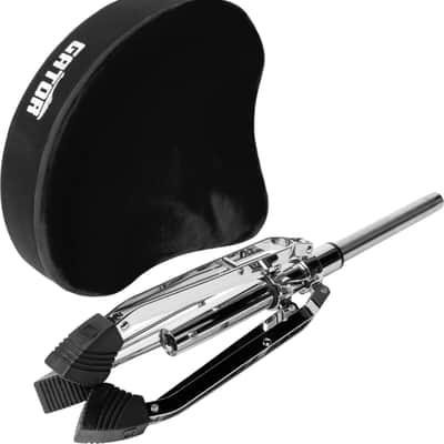 Gator GP-DTH-ASD Percussion Saddle Drum Throne, Black image 5