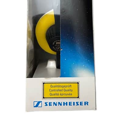 Sennheiser HD 414 (50th Anniversary) 1995 - Black / Yellow Headphones (New Old Stock) image 6