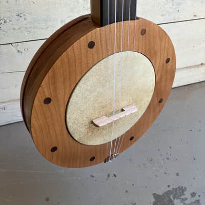 Nate Calkins Fretless Mountain Banjo 2026 - Cherry image 3