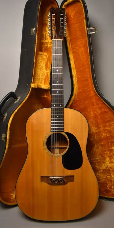 1968 Martin D-12-20 Acoustic 12-String Dreadnought Natural w/OHSC image 1