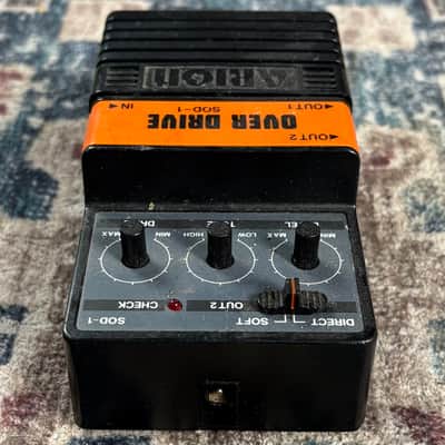 Arion Over Drive SOD-1 Vintage Black Box Overdrive Guitar Effect Pedal! R image 5