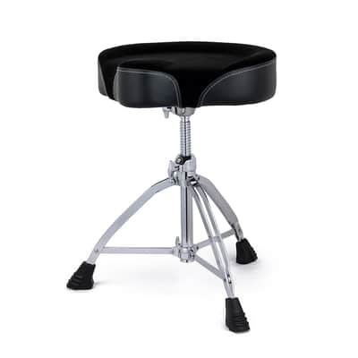 Mapex T865 Dbl Braced 3-Leg Blk Cloth Saddle Cushion Throne Bild 1