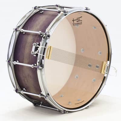 TreeHouse Custom Drums 6½x14 8-ply Maple Snare Drum - "Violet Night Snare" image 6
