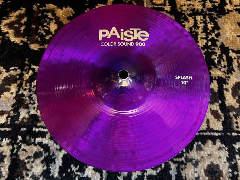 Paiste 10" Color Sound 900 Purple Splash Cymbal image 1