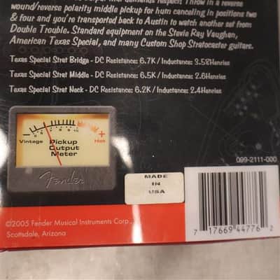 Fender Custom Shop Texas Special Strat Pickups, (3) (NOS) image 2