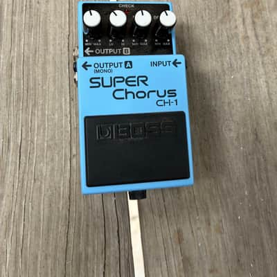 Boss CH-1 Super Chorus (Dark Gray Label) 2001 - Present - Blue electric guitar chorus pedal image 2