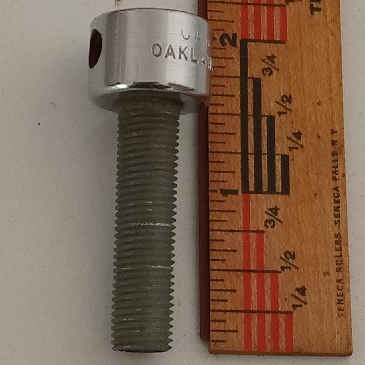 Camco Oaklawn,IL Hi-Hat Cymbal Stand Clutch Part Chrome Vintage 60s Hardware USA — main photograph