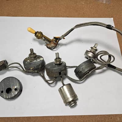Gibson Vintage Wiring Harness 1961 - 500k Centralab C2 ES-3XX image 1