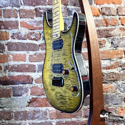Valiant Guitars Soothsayer 'The Sage' HH w/ OHSC *NAMM Model* (2020s - Natural Flame Top Gloss) image 6