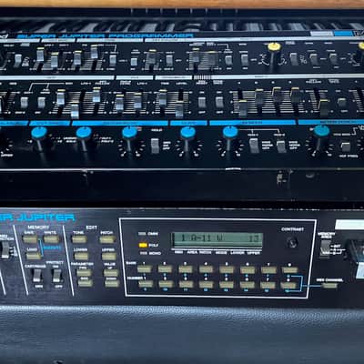 Roland MKS-80 Super Jupiter with MPG-80 Programmer 1980's - Black