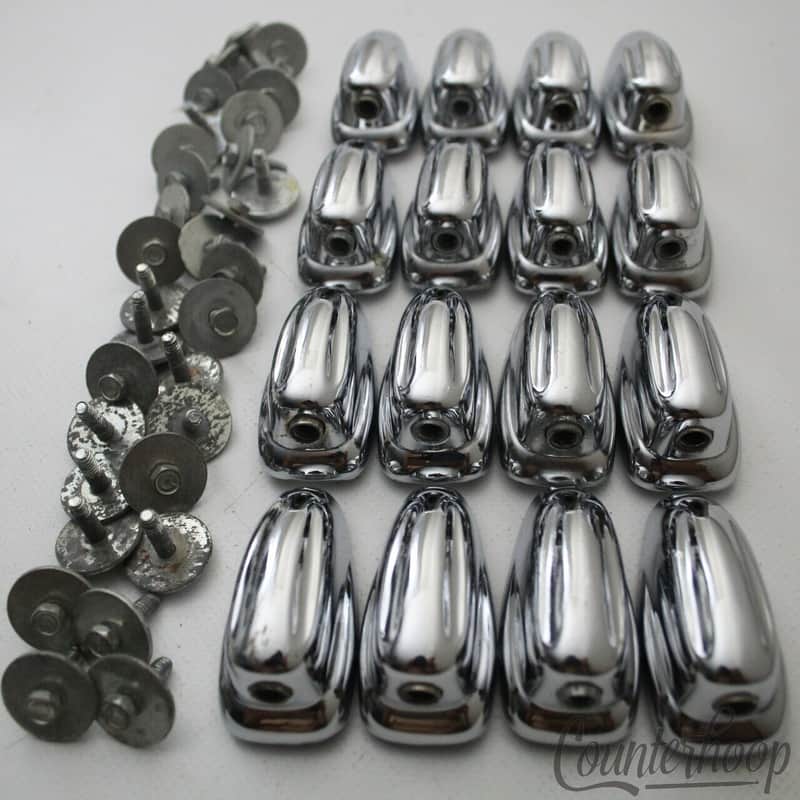 *Slingerland 16x Small Sound King 5Ply Lugs Tom/Snare Drum Chrome Hex Screws 70s image 1