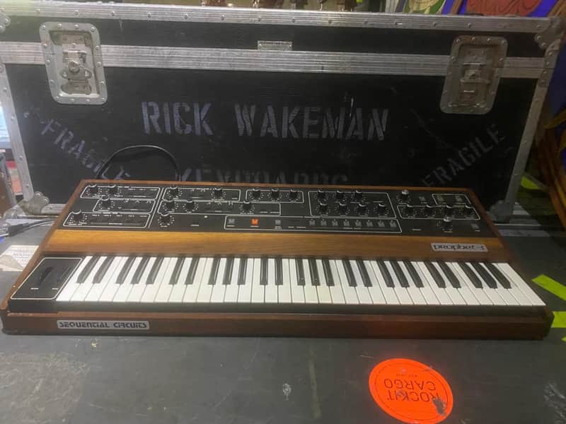 Sequential Circuits Prophet 5 owned and used by Rick Wakeman of YES image 1
