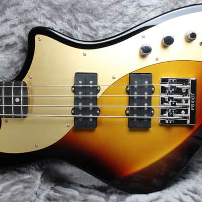 2024 Fender American Ultra II Meteora Bass ~Ebony Fretboard~ Ultraburst 4-String +OHSC w/COA image 2