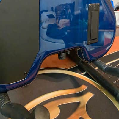 Steinberger GM4S Early 2000's - Blue flame top image 3