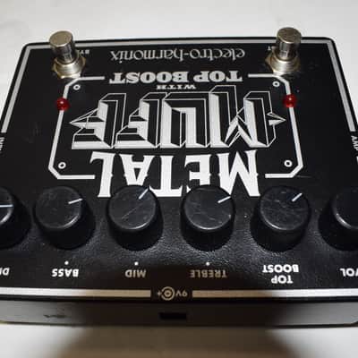 Electro-Harmonix Metal Muff with Top Boost Distortion Guitar Effects Pedal image 2
