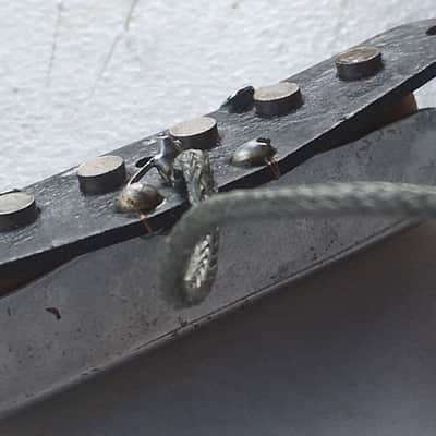 1970s Vintage Fender Fullerton Tele Neck Pickup USA Made Black Bobbin Telecaster image 7