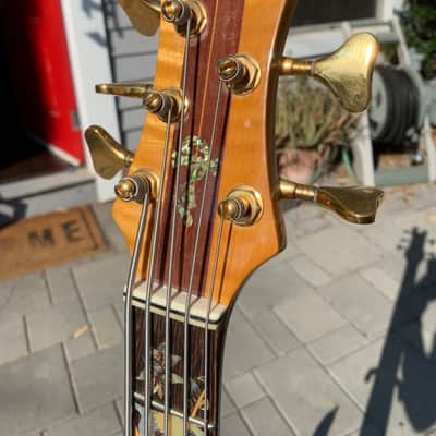 Tobias Signature 5 String CUSTOM (mid-90's) Woods and Mother of Pearl image 10