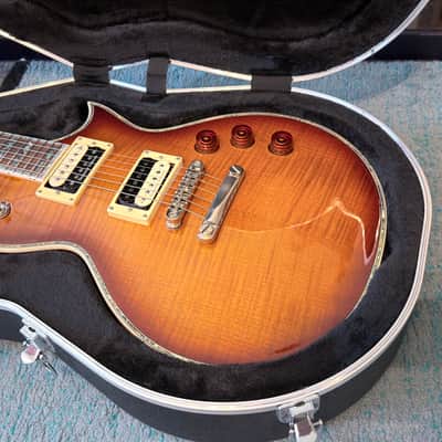 ESP LTD EC-1000 FM with Rosewood Fretboard 2003 - 2017 Amber Sunburst image 3