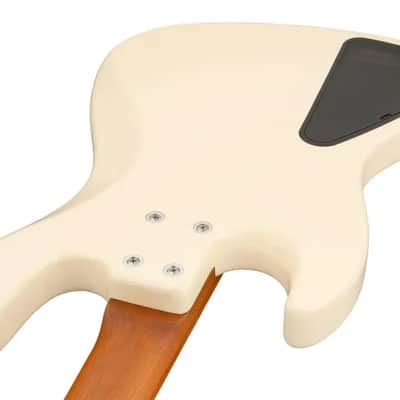 Sadowsky MetroExpress 21-Fret Vintage M Bass, Roasted Maple Fingerboard, 4-String - Solid Olympic White High Polish image 6