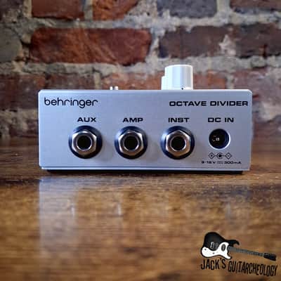 Behringer Octave Divider - Analog Octave Divider and Ringer Effects Pedal w/ Box *USED* (2020s - Silver) image 6