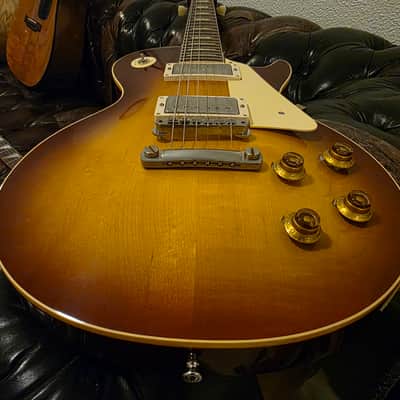 Gibson 1958 Les Paul Standard NEW Custom Shop R8 Royal Tea Burst image 24