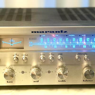 ✨ Marantz 2252B Vintage Stereo Receiver – Professionally Serviced – Partial Recap – 52 WPC – Custom Cover – BVA image 2