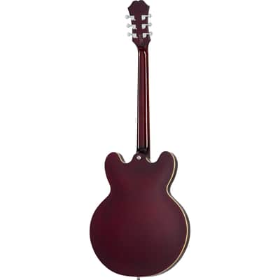 Epiphone Noel Gallagher Riviera Semi-Hollow Electric Guitar - Dark Wine Red image 3