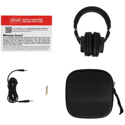 Rockville PRO-E90 80 Ohm Semi Open-Back Studio Headphones+Case+Detachable Cable image 10