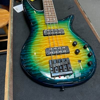 Jackson X Series Spectra SBXQ IV Electric Bass Floor Model - Amber Blue Burst Bild 11
