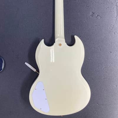 Gibson Custom Shop '63 Les Paul SG Custom Reissue With Maestro 2020 - Present - Classic White image 4