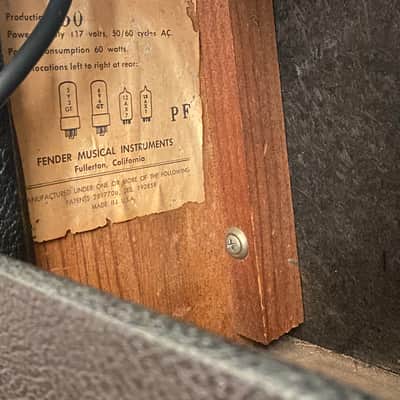 Fender Vibro Champ 6-Watt 1x8" Guitar Combo 1964 - 1967 - Black Panel image 2
