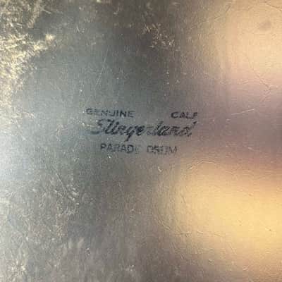 Vintage Slingerland 15" Genuine Calf Parade Drum Head Snare Side (Box C) image 3