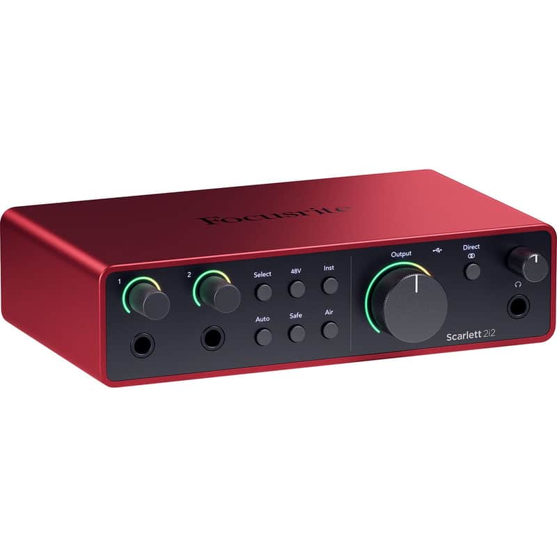 Focusrite Scarlett 2i2 4th Gen USB Audio Interface image 1